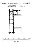 Le plan de l'glise d'aprs Fr. M.-Anselme Dimier : Recueil de plans dglises cisterciennes - 1949